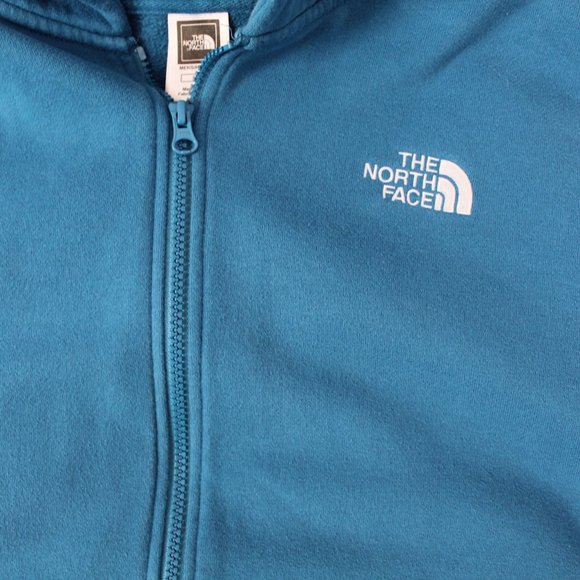 The North Face Men's Blue Sweatshirt Hoodie Zip Up - Picture 7 of 8